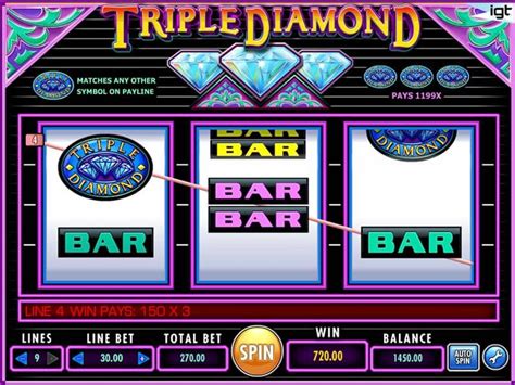 how to play triple diamond slot machine